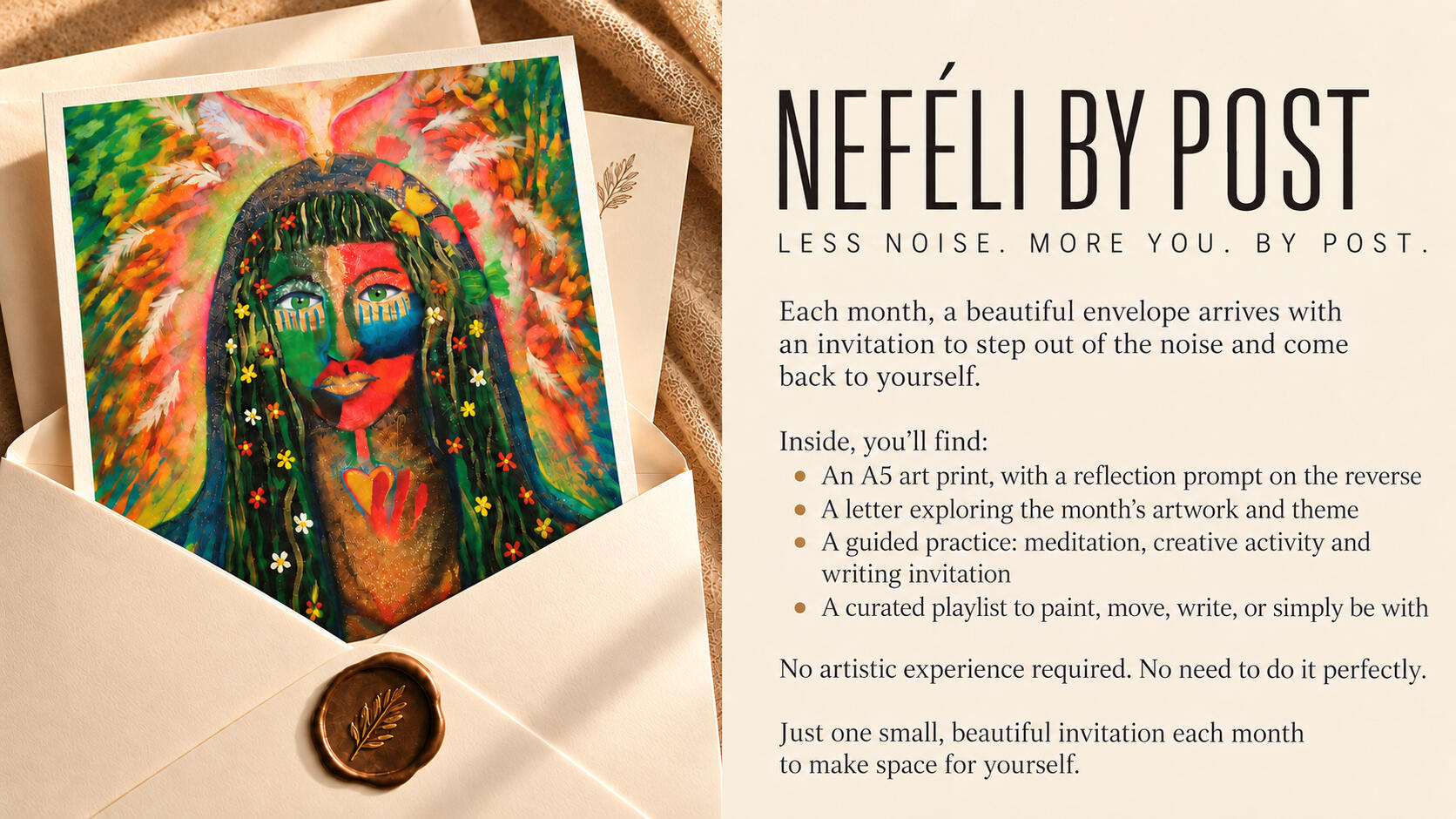 Sign up for the Neféli by Post!